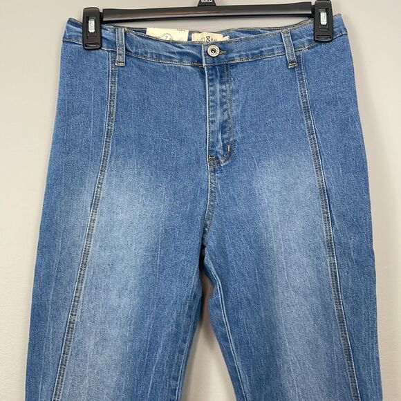 Umgee Blue Hi Rise No Pocket Jeans. Size 7. New with tags. - Picture 3 of 12
